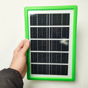 پاوربانک خورشیدی 10 وات مدل 0026-6W ظرفیت 3600 میلی‌آمپرساعت