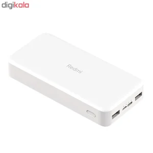 پاوربانک 18 وات شیائومی مدل Redmi PB200LZM ظرفیت 20000 میلی آمپر ساعت