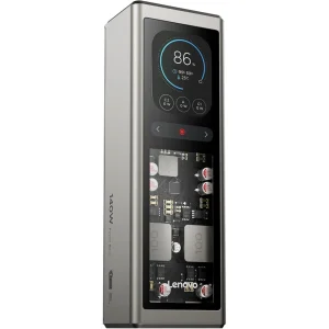 پاوربانک ۱۴۰ وات لنوو مدل ThinkPlus Fluxo SLPB20140 ظرفیت ۲۰ هزار میلی‌آمپرساعت به همراه ۱ عدد کابل USB-C