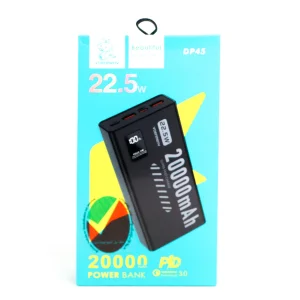 پاور بانک مدل DP45  ظرفیت 20000 میلی آمپر ساعت
