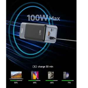 پاوربانک کوسید مدل 983SP-145W ظرفیت 27000 میلی آمپرساعت