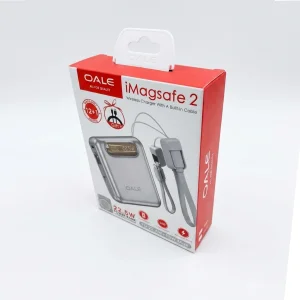 پاوربانک بی سیم 22.5 وات اوآله مدل safe 2 ظرفیت 10000 میلی‌آمپرساعت به همراه کابل usb-c