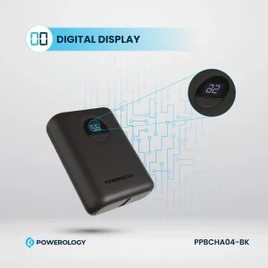 پاوربانک 20 وات پاورلوژی مدل Ultra Compact PPBCHA04 ظرفیت 10000 میلی‌آمپرساعت
