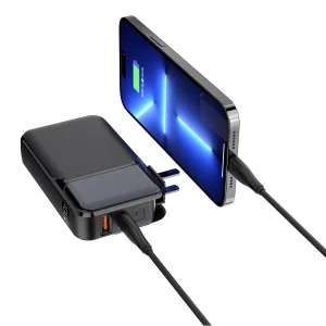پاوربانک پارمپ مدل PBF-PL10000 22.5W ظرفیت 10000 میلی آمپر ساعت