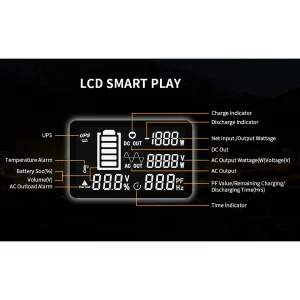 پاور استیشن پکرون مدل E2400 LFP ظرفیت 40000 میلی آمپر ساعت