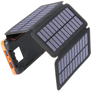 شارژ همراه خورشیدی مدل Solar 4Fold Wireless ظرفیت 20000 میلی آمپر ساعت