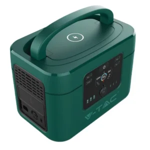 پاور استیشن قابل حمل V-TAC 1000W مدل VT-1001 با ظرفیت باتری ۳۲۸ هزار میلی آمپر ساعت