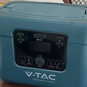 پاور استیشن قابل حمل V-TAC 1000W مدل VT-1001 با ظرفیت باتری ۳۲۸ هزار میلی آمپر ساعت