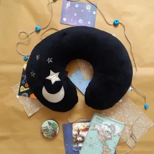 بالش دور گردنی دل لونا مدل ماه و ستاره کد 022