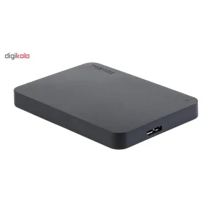 هارد اکسترنال توشیبا مدل Canvio Basics ظرفیت یک ترابایت دارای رابط USB Type-A 3.0