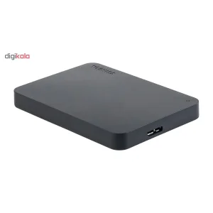 هارد اکسترنال توشیبا مدل Canvio Basics ظرفیت دو ترابایت دارای رابط USB Type-A 3.0