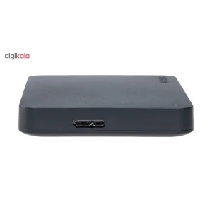 هارد اکسترنال توشیبا مدل Canvio Basics ظرفیت دو ترابایت دارای رابط USB Type-A 3.0
