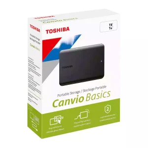 هارد اکسترنال توشیبا مدل Canvio Basics ظرفیت 4 ترابایت دارای رابط USB Type-A