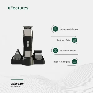 ماشین اصلاح موی سر و صورت گرین لاین مدل Trim Master 5in1