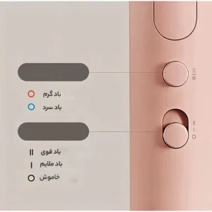 سشوار مسافرتی 1600 وات شیائومی مدل H101، موتور AC، وزن 566 گرم، المنت سرامیک، دارای سری متمرکز‌کننده باریک با ویژگی صاف‌کنندگی، حجم‌دهندگی، با قابلیت باد سرد، فناوری تولید یون