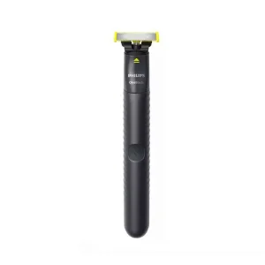 ماشین اصلاح موی صورت فیلیپس مدل QP1424.10 شارژی با تکنولوژی OneBlade، ضدآب، قابل استفاده خشک و مرطوب، تیغه استیل ضد زنگ، اصلاح صفر زن، دارای دو شانه 1 و 3 میلی‌متری، شارژ USB با 30 دقیقه استفاده مداوم