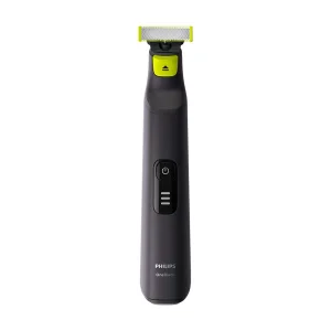 ماشین اصلاح موی صورت فیلیپس مدل QP6530/23 با تیغه استیل ضدزنگ، خط زن و صفرزن، ضدآب، استفاده خشک و مرطوب، شانه اصلاح مدرج 12 درجه (0.5 تا 9 میلی‌متر)، شارژ 1 ساعته برای 90 دقیقه استفاده و طراحی ارگونومیک