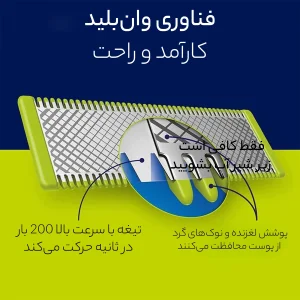 ماشین اصلاح موی صورت و بدن فیلیپس مدل 6530pro