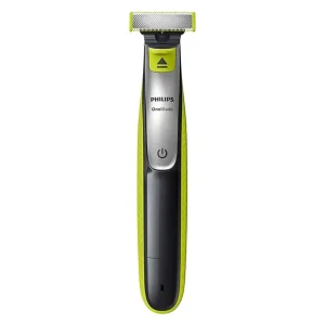 ماشین اصلاح موی صورت و بدن شارژی فیلیپس مدل QP2834/60 با فناوری OneBlade، ضد آب، تیغه استیل ضد زنگ، خط زن و حجم زن، همراه با 2 تیغه یدک، شارژ 240 دقیقه و زمان استفاده 60 دقیقه