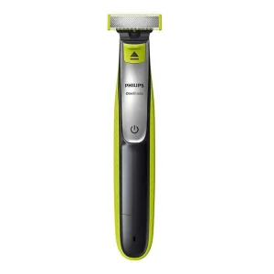 ماشین اصلاح موی صورت و بدن شارژی فیلیپس مدل QP2834/60 با فناوری OneBlade، ضد آب، تیغه استیل ضد زنگ، خط زن و حجم زن، همراه با 2 تیغه یدک، شارژ 240 دقیقه و زمان استفاده 60 دقیقه