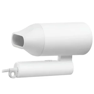 سشوار مسافرتی 1600 وات شیائومی مدل H101 New، موتور AC، وزن 566 گرم، دارای سری متمرکز‌کننده باریک با ویژگی صاف‌کنندگی، با قابلیت فناوری تولید یون