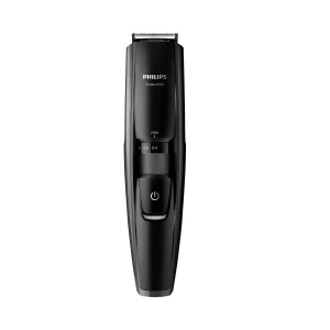 ماشین اصلاح موی صورت فیلیپس مدل BT5200/16 با تیغه‌های استیل ضدزنگ خود تیزشونده، طول اصلاح 0.4 تا 10 میلی‌متر، قابلیت استفاده با باتری و برق، شارژ USB یک ساعته و ضدآب با طراحی ارگونومیک و شانه قابل تنظیم دستی
