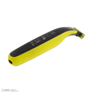ماشین اصلاح موی صورت فیلیپس مدل QP2724/10 با قابلیت استفاده خشک و مرطوب، ضدآب، تیغه استیل ضدزنگ کربن ضدحساسیت، سیستم محافظت دوگانه، سه شانه 1، 3 و 5 میلی‌متری، شارژ 8 ساعت و عمر تیغه 4 ماه