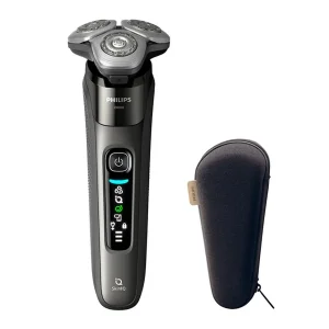 ماشین اصلاح موی صورت شارژی فیلیپس مدل X9002/05 با تیغه استیل ضد زنگ، ضد آب و قابل استفاده خشک و مرطوب، طراحی ارگونومیک، باتری لیتیوم یون با شارژ سریع 60 دقیقه، نمایشگر میزان شارژ و قابلیت اصلاح با شماره صفر