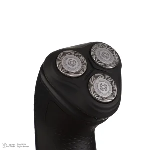 ماشین اصلاح موی صورت فیلیپس مدل X3021 با تیغه استیل ضد زنگ، اصلاح چرخشی و صفر زن، استفاده خشک و مرطوب، شارژ سریع 5 دقیقه‌ای، شارژ کامل 60 دقیقه‌ای برای 40 دقیقه استفاده، ضد آب و قابل شستشو و طراحی ارگونومیک