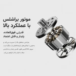 کمپرسور هوا شارژی ۱۰ وات با حداکثر فشار ۱۵۰ PSI میجیا مدل MINI MJBXCQBQW