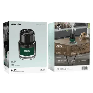 خوشبوکننده خودرو گرین لاین مدل GNALFRDI130BK با رایحه Black حجم 130 میلی لیتر