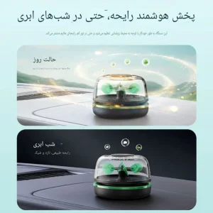 خوشبوکننده خودرو بیسوس مدل BS-CX018 با رایحه  Free Water حجم ۱۵ میلی لیتر