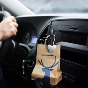 پد نگهدارنده اشیاء داخل خودرو باسئوس مدل Small Hook بسته 4 عددی