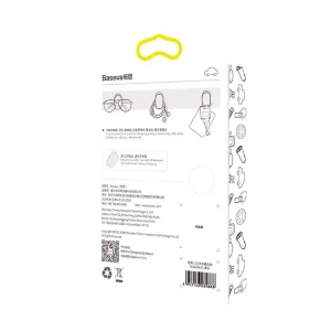 پد نگهدارنده اشیاء داخل خودرو باسئوس مدل Small Hook بسته 4 عددی