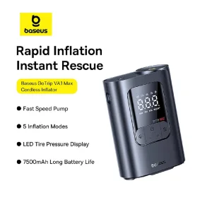 کمپرسور هوا فندکی ۱۱۰ وات با حداکثر فشار ۱۵۰ پی اس آی بیسوس مدل C0119701