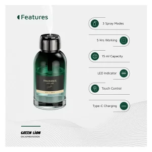 اسپری خوشبوکننده خودرو گرین لاین مدل Jumbo حجم 500 میلی‌لیتر