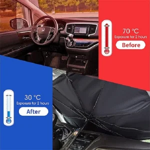 آفتابگیر خودرو ریمکس مدل چتری SZZY03-F103