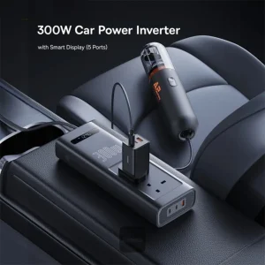 مبدل برق خودرو باسئوس مدل IGBT Power Inverter 300W‌‌‌ BS-CI30-02