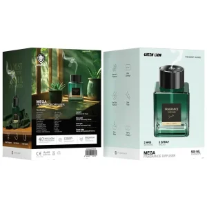 خوشبوکننده هوا گرین لاین مدل MEGA با رایحه Sandal Wood حجم 500 میلی لیتر