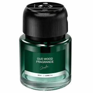 خوشبوکننده خودرو گرین لاین مدل GNAROUODGR با رایحه Oud Wood حجم 130 میلی لیتر