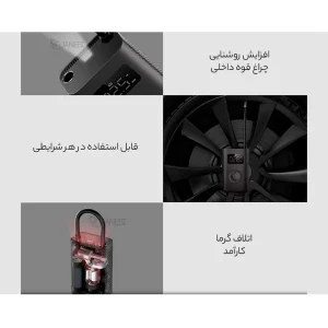 کمپرسور  هوا شیائومی مدل  Xiaomi Air Compressor 2 MJCQB06QW