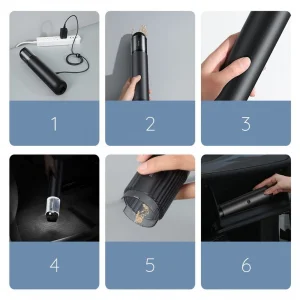 جارو شارژی خودرو باسئوس مدل A3 Car Vacuum Cleaner Lite