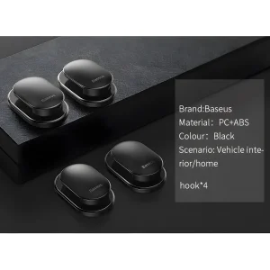 پد نگهدارنده اشیاء داخل خودرو بیسوس مدل B-Shell بسته 4 عددی