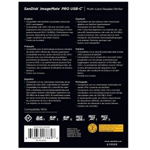 کارت‌خوان سن دیسک مدل ImageMate PRO USB-C