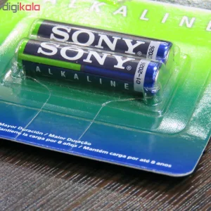 باتری نیم قلمی سونی مدل Alkaline LR03 بسته 10 عددی