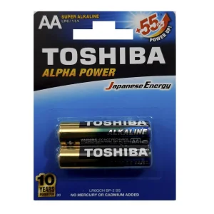 باتری قلمی توشیبا مدل Alpha Power بسته 2 عددی