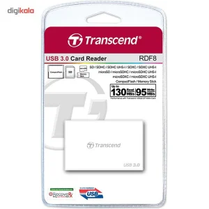 کارت خوان ترنسند مدل RDF8 با رابط USB 3.0