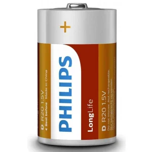 باتری D فیلیپس مدل R20L2F/97 بسته 2 عددی