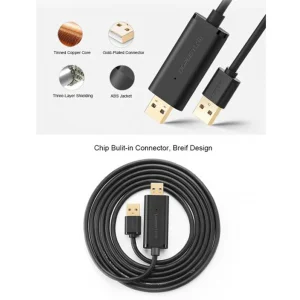 کابل لینک USB 2.0 یوگرین مدل US166-20233 طول 2 متر
