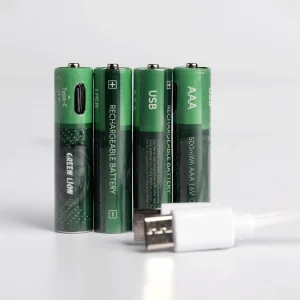 باتری نیم قلمی قابل شارژ گرین لاین مدل 500mWh بسته چهار عددی